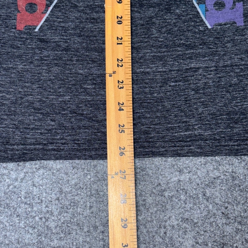 Pink Floyd T Shirt‎ Mens Medium Gray Liquid Blue Graphic Rock Band Tee Dark Side - Picture 8 of 9